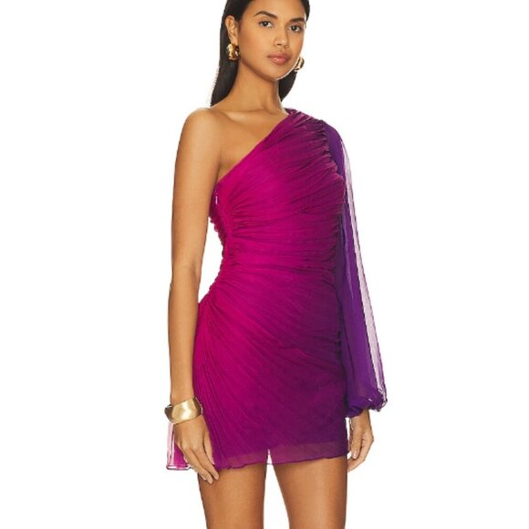 ROCOCO SAND Short Dress in Pink & Purple size XS - Picture 3 of 7